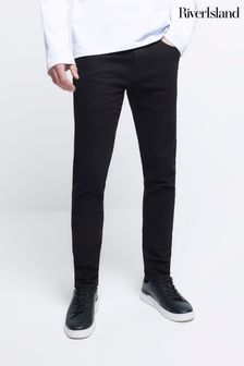 River Island Dark black Skinny Fit Jeans (308216) | €34