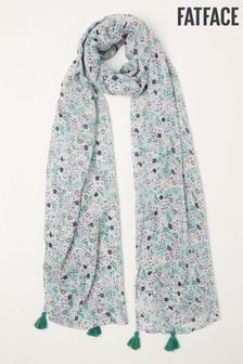 FatFace White Evergreen Floral Light Weight Scarf (308251) | €34