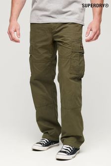 Зеленый - Superdry брюки-карго мешкового кроя (308280) | €91
