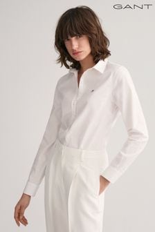 GANT Fitted Stretch Oxford Shirt (308643) | $138