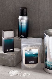 L’Homme 30ml Eau de Toilette, 100ml Body Spray and 100g Muscle Soak Gift Set (308793) | €18.50