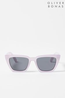 Vijolična ozka mačja sončna očala Oliver Bonas (309265) | €14