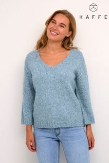 Blau - Kaffe Alioma 3/4 Sleeve Jumper (309377) | 94 €