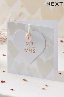 White Established In Wedding Keepsake Card (309555) | ￥620