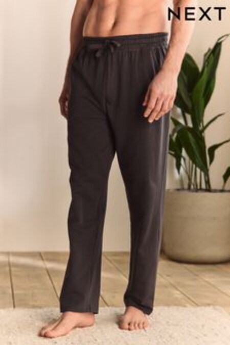 Slate Grey Slim Open Joggers Lightweight Loungewear (309672) | $39
