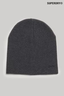 Superdry Grey Knitted Logo Beanie Hat (310417) | 28 €