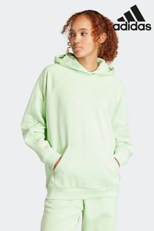 Grün - adidas Boyfriend Sportswear All Szn Fleece-Kapuzensweatshirt (310838) | 70 €