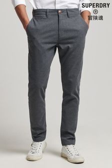 Superdry Grey Core Slim Chino Trousers (310885) | ₪ 233