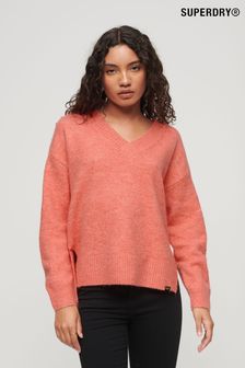 橘色 - Superdry超大版型V領套衫 (310968) | NT$3,030