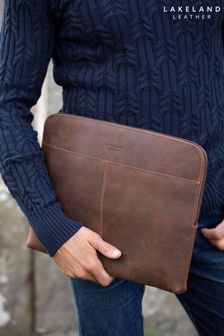 حقيبة لابتوب جلد لون طبيعي Hunter من Lakeland Leather (311066) | 333 د.إ