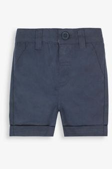 JoJo Maman Bébé Navy Blue Twill Chino Shorts (311432) | €30