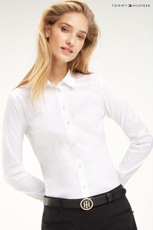Белая приталенная рубашка Tommy Hilfiger Heritage Amy (311682) | €49