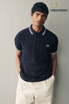 Fred Perry Mens Twin Tipped 100% Cotton Polo Shirt (312271) | $129