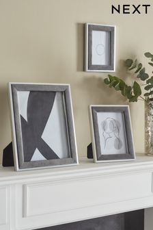 Grey Velvet Picture Frame (312876) | AED44 - AED62