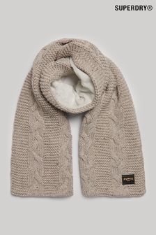 Superdry Cable Knit Scarf