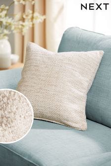 Natural Ashton Chunky Chenille Square Texture Cushion (313366) | $23