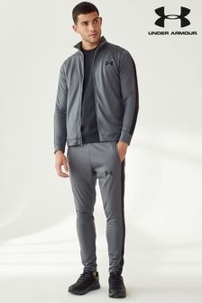 Under Armour Grey/Black Under Armour Grey/Black Rival Knit Hooded Tracksuit (313861) | $111