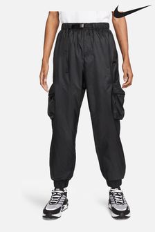 Negru - Pantaloni de sport din țesătură căptușită Nike Tech (314414) | 597 LEI