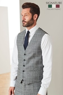 Weste - Signature karierter Tailored-Fit-Anzug: Jacke (315310) | 11 €
