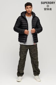 Черный - Fuji спортивная куртка с капюшоном Superdry (315751) | €138
