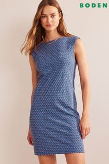Boden Blue Sleeveless Jersey Shift Dress (316217) | €31