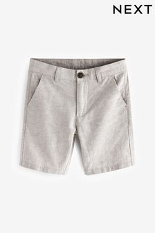 Stone Linen Blend Chino Shorts (3-16yrs) (316613) | kr180 - kr270