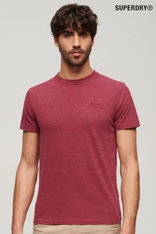 Czerwony - Koszulka Superdry z haftowanym logo w stylu vintage (316708) | 62 zł