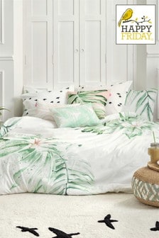 Happy Friday Green Delicate Duvet Cover and Pillowcase Set (316947) | €63 - €110