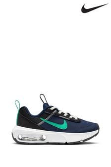 Темно-синий/Зеленый - детские кроссовки Nike Air Max Intrlk Lite (317526) | €62