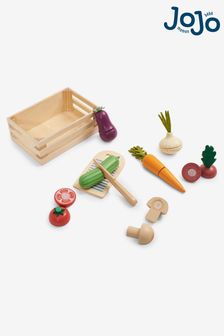 JoJo Maman Bébé Multi Wooden Vegetable Set (317538) | €23
