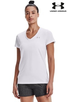 Weiß - Under Armour Funktions-T-Shirt mit V-Ausschnitt (317673) | 19 €