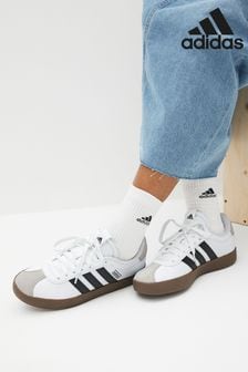 adidas White/Black Sportswear VL Court Trainers (318097) | kr779