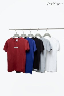 Hype. 5 Pack Multicolour Men's T-shirts (318113) | ‏210 ₪