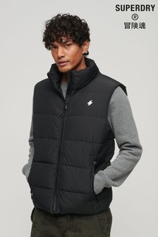 Superdry Black Sports Puffer Gilet (319248) | AED235