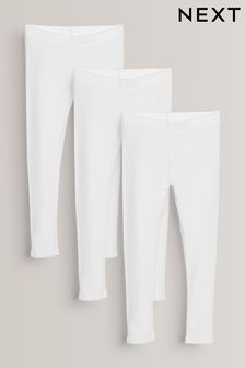 White Leggings 3 Pack (3-16yrs) (319753) | AED53 - AED97