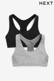 Trimfit Girls Crop Top with Built Up Straps Pack of 2 
