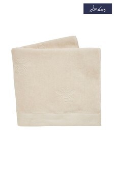 Joules Cream Cotton Botanical Bee Semi Plain Towel (319943) | 16 € - 48 €