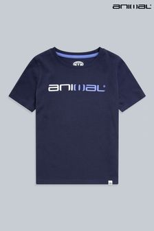 Синий - Animal Kids Alex Organic Classic T-shirt (320189) | €27