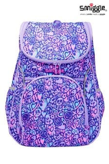Smiggle Purple Vivid Access Backpack with Reflective Tape (320451) | 20,430 Ft