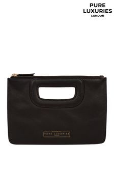 Pure Luxuries London Esher Leather Clutch Bag (320530) | $71