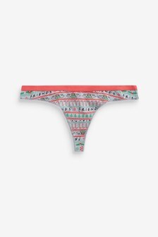 Friends Print Thong Knickers (321484) | ₪ 15