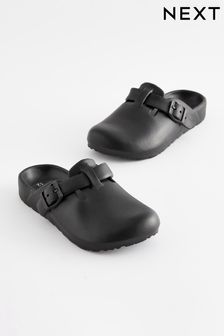 Buckle Clog Mules