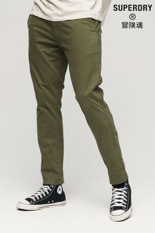 Superdry Green Slim Officers Chinos Trousers (322716) | €27