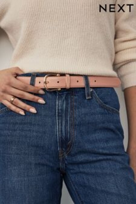 Rose Pink Essential PU Jeans Belt (322865) | $19