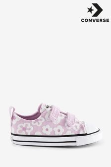 Converse Pink Floral Print Chuck Taylor All Star 2V Infant Trainers (322968) | €42