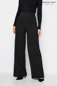 Long Tall Sally Black Scuba Trousers (323390) | AED205