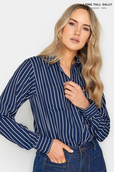 Long Tall Sally Blue Stripe Shirt (323616) | $80