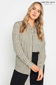 Long Tall Sally Natural Stripe Shirt (323676) | ₪ 146