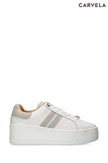 Carvela Connected Tape White Trainers (323767) | $221