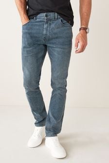 Smoky Blue Skinny Fit Essential Stretch Jeans (324102) | TRY 321